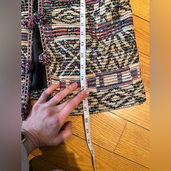 Zara Multicolor Patterned Knit Jacket - Picture 7 of 7